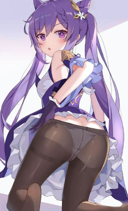 原神胡桃MM手机壁纸-去掉所有服装不遮挡高清表情图分享
