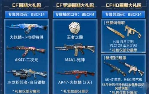 2022cf手游cdkey兑换码大全