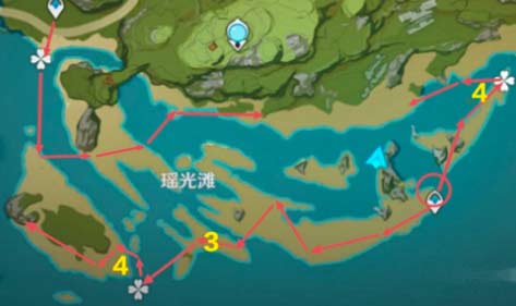 原神星螺在哪里采集-星螺采集路线图一览