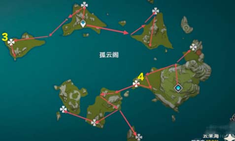 原神星螺在哪里采集-星螺采集路线图一览