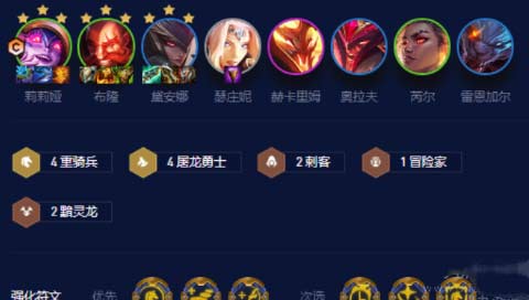 云顶之弈S7.5屠龙黯灵莉莉娅怎么玩阵容搭配