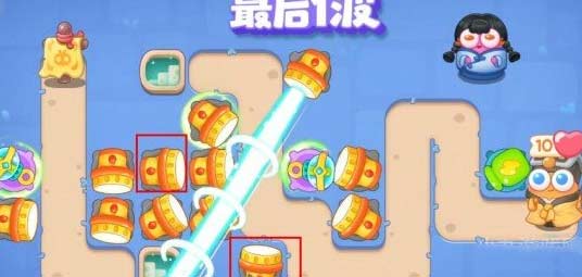 保卫萝卜4阿波道长第5关攻略-满星通关图文详情