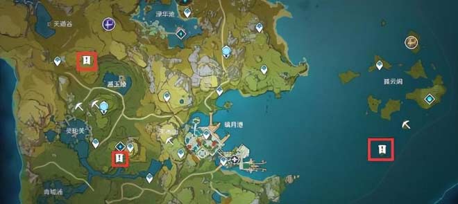 原神地灵龛位置分布图 - 稻妻地灵龛钥匙获取途径攻略