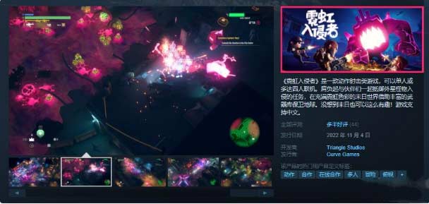 霓虹入侵者PC版最低配置及最新售价