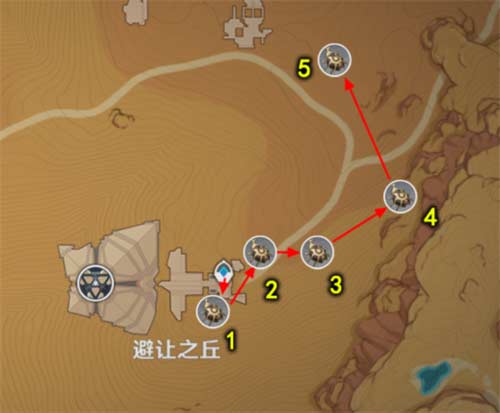 原神圣金虫采集路线图一览 圣金虫分布图