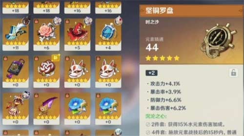 原神八重神子带什么沙漏 沙漏主词条推荐