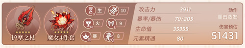 原神胡桃毕业面板是多少 胡桃毕业伤害一览