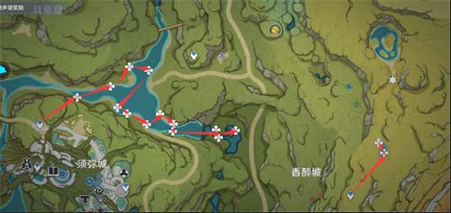 原神月莲采集路线是什么