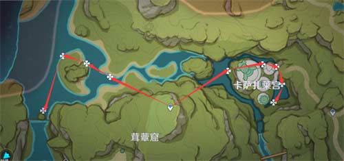 原神月莲采集路线是什么
