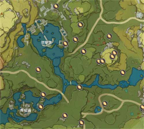 原神石珀采集地点地图 石珀位置分布图一览