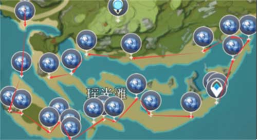 原神星螺采集路线图一览 星螺哪里分布最多