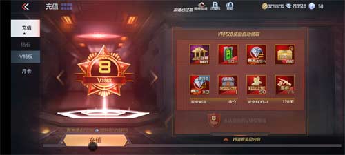 穿越火线手游vip价格表一览