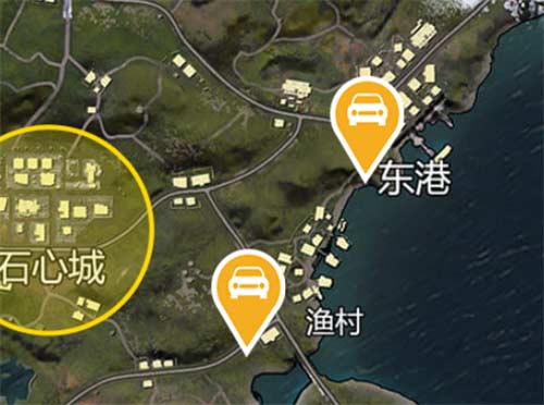 和平精英山谷地图固定刷车点在哪