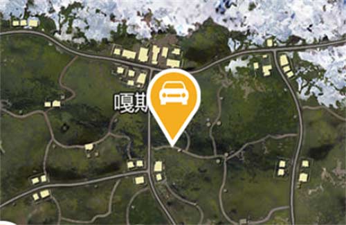 和平精英山谷地图固定刷车点在哪