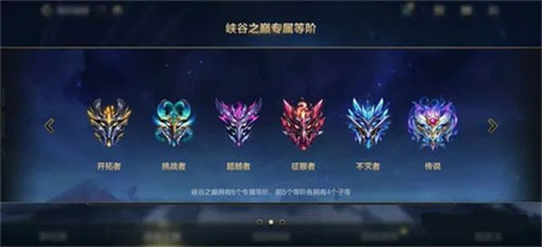 英雄联盟手游峡谷之巅需要什么段位