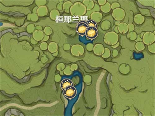 卡萨扎莱宫、恒那兰那：原神月莲采集点一览 月莲位置分布图