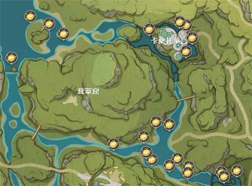 原神月莲采集点一览 月莲位置分布图