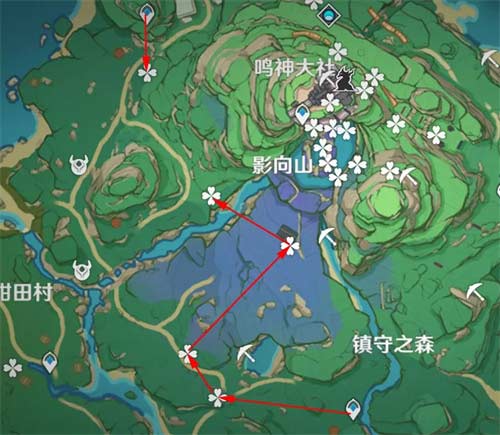 原神鬼兜虫采集路线图 鬼兜虫在哪里抓分享