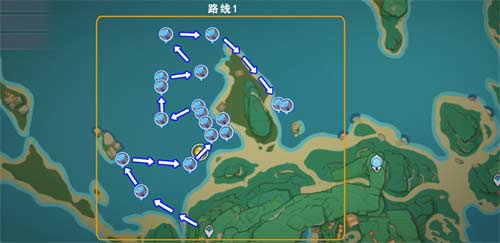 原神海灵芝采集路线图 2022稻妻海灵芝采集点在哪