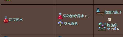 泰拉瑞亚回复生命药水怎么做 回复药水合成表
