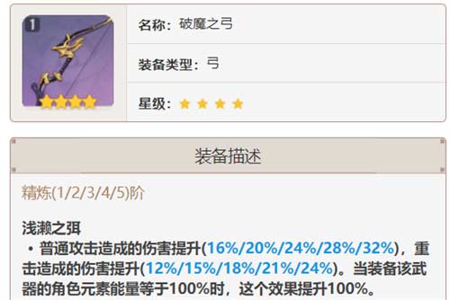 原神甘雨用什么四星武器好 4星武器推荐