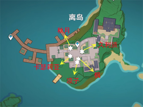原神七圣召唤大世界挑战位置图文攻略 NPC牌手位置介绍
