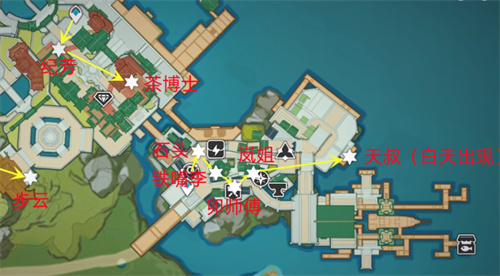 原神七圣召唤大世界挑战位置图文攻略 NPC牌手位置介绍