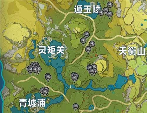 原神白铁块哪里多 白铁矿具体位置分布图