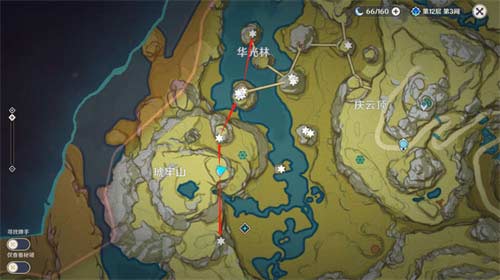 2023原神清心采集路线图 清心哪里多
