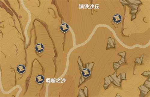 原神千壑沙地圣章石位置大全 3.4圣章石位置分布图