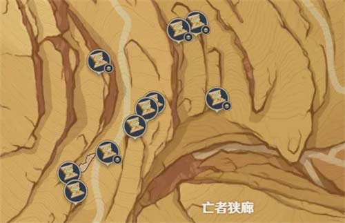 原神千壑沙地圣章石位置大全 3.4圣章石位置分布图