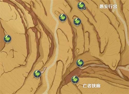 原神须弥千壑沙地草神瞳分布图 3.4草神瞳位置一览
