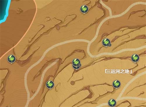 原神须弥千壑沙地草神瞳分布图 3.4草神瞳位置一览