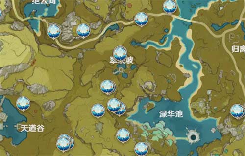 原神骗骗花位置分布图 骗骗花速刷路线一览
