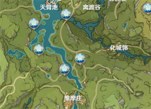 原神骗骗花位置分布图 骗骗花速刷路线一览