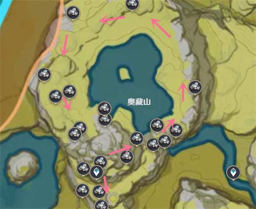 原神白铁块怎么快速获得??白铁块采集路线(图文)