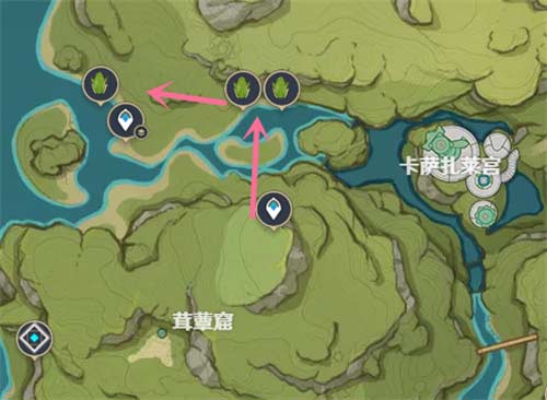 2023原神青蛙在哪 青蛙采集路线图