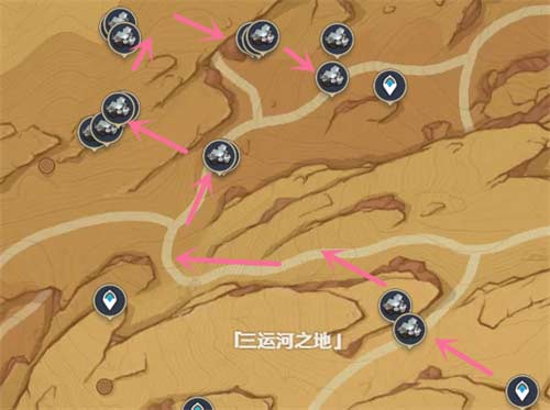 2023原神白铁块哪里多 白铁块采集路线图