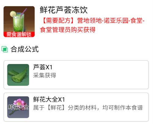 黎明觉醒食谱配方大全 2023食谱配方获取方法介绍