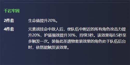 原神0命钟离圣遗物推荐 钟离带什么圣遗物