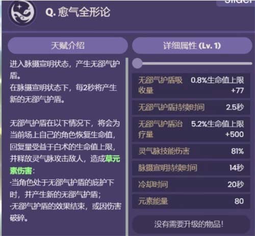 原神白术技能介绍 白术技能展示