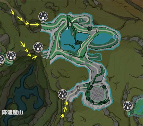 原神降诸魔山山洞怎么进去 地下入口位置介绍