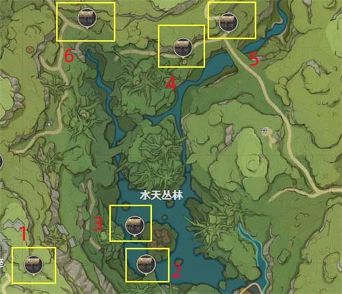 原神水天丛林挖掘宝箱位置在哪