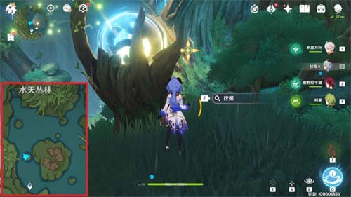 原神水天丛林挖掘宝箱位置在哪