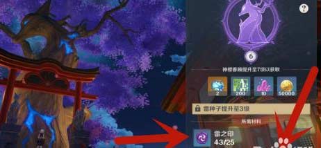 原神鸣神大社下方洞窟怎么进?怎么提升雷种子等级