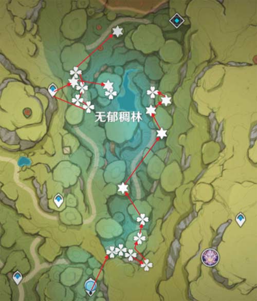 原神树王圣体菇购买及采集路线位置在哪