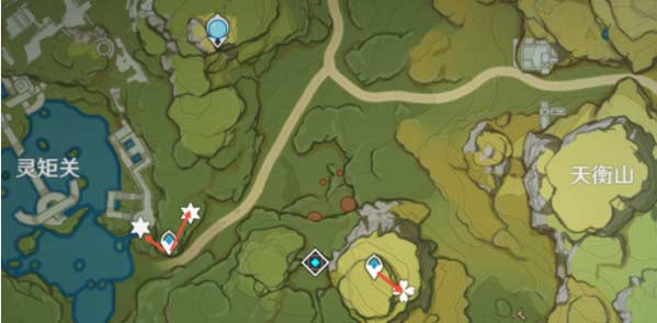 原神石珀采集地点地图新手-钟离突破材料石珀采集点位
