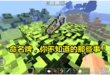 我的世界命名牌怎么使用-命名牌使用方法及彩蛋触发分享