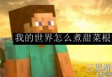 我的世界甜菜汤怎么做-甜菜汤制作方法及作用讲解