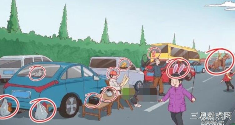 《识字大师》高速堵车找出十只动物怎么过